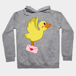 Duck Carrier pigeon Letter Hoodie